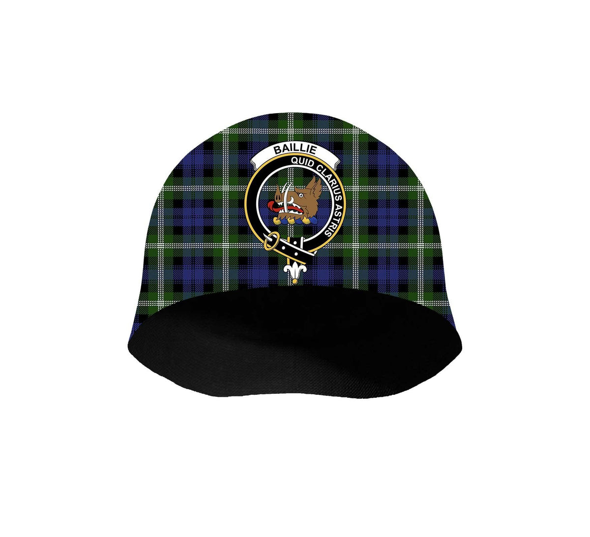 Baillie Modern Clan Half Of Tartan Zipper Hoodie main image 0