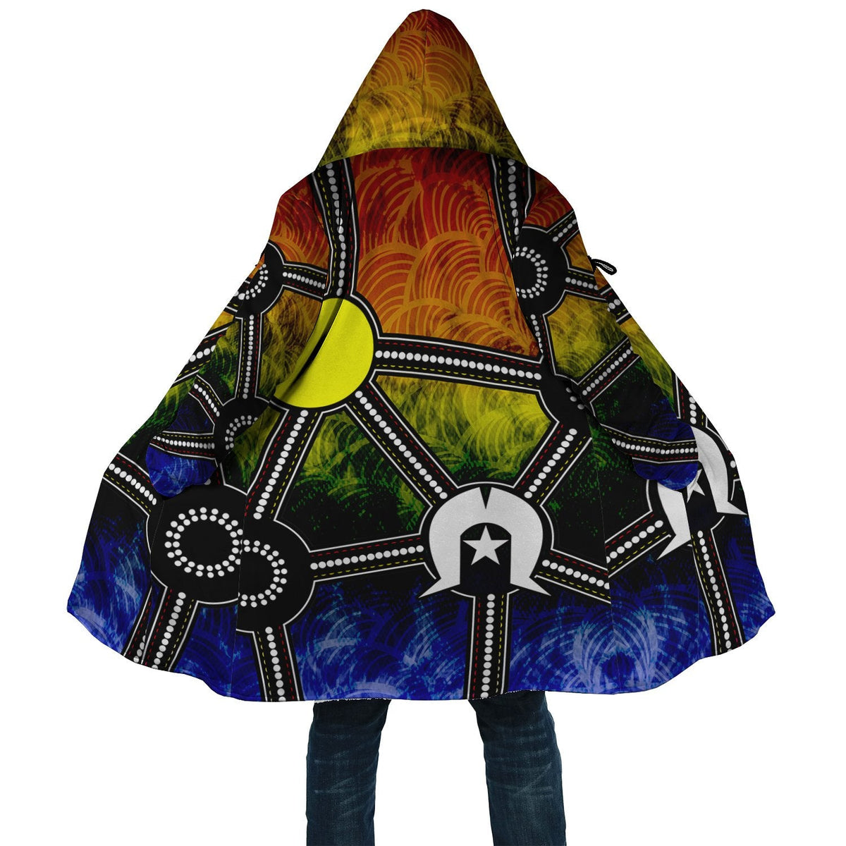 Personalised Cloak - Aboriginal Dot In Naidoc Week Style main image 1