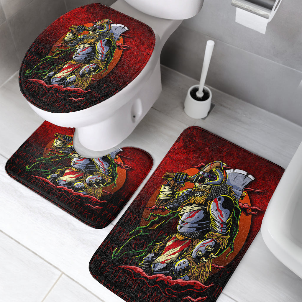 Viking Bathroom Set Samurai Viking Warrior Ronin Berserk Armor Axe – To ...