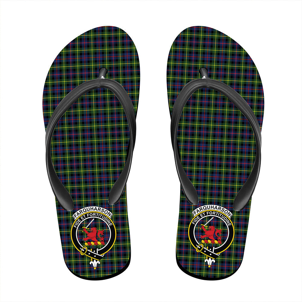 Fergusson Modern Tartan Plaid Flip Flop