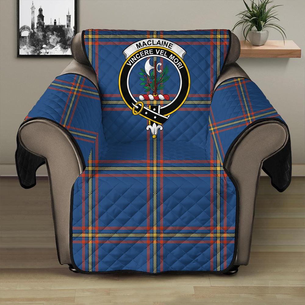 Scottish Tartan MacKinnon Ancient Clan Sofa Protector Crest Style