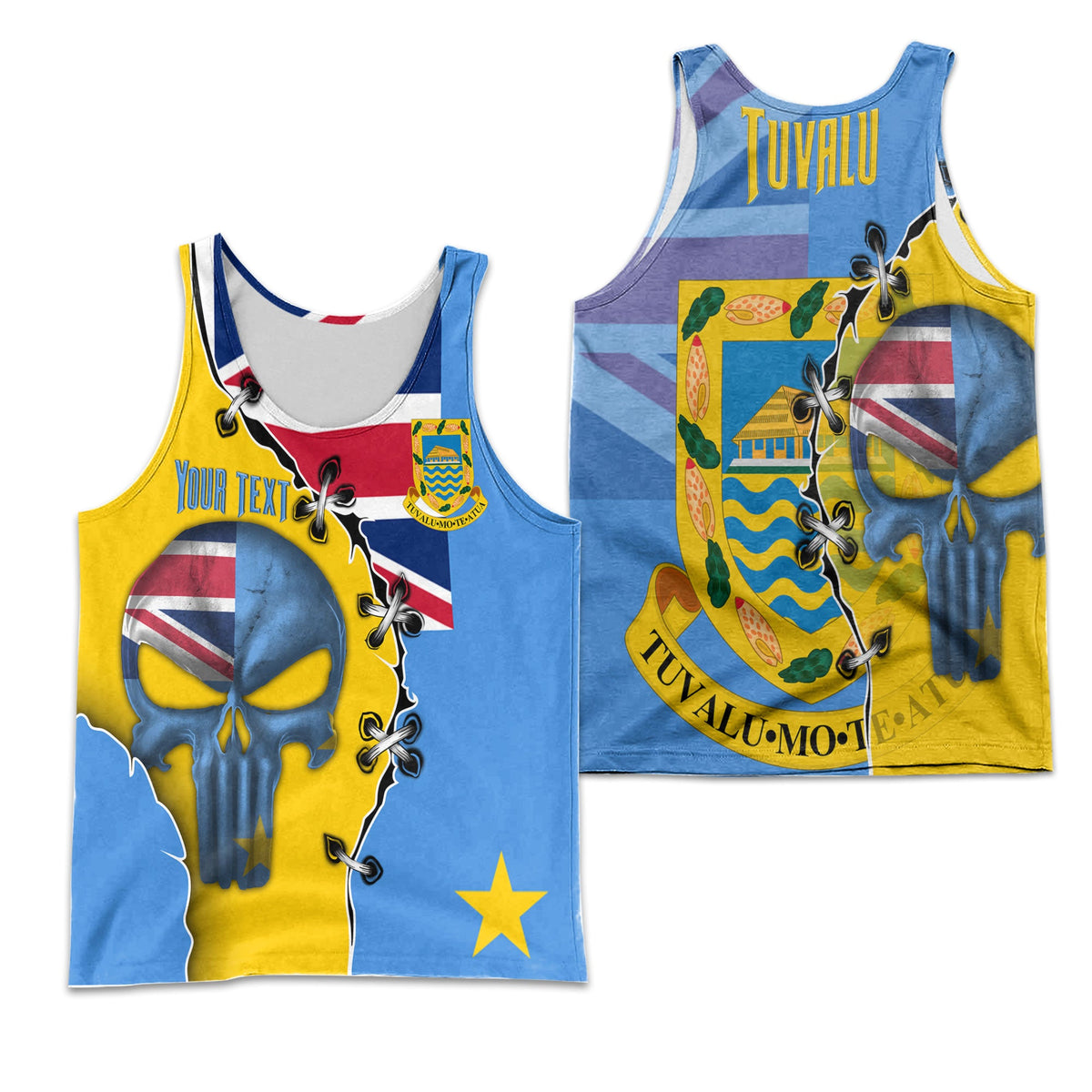 Tuvalu Personalised Men Tank Top - Independence Day main image 0