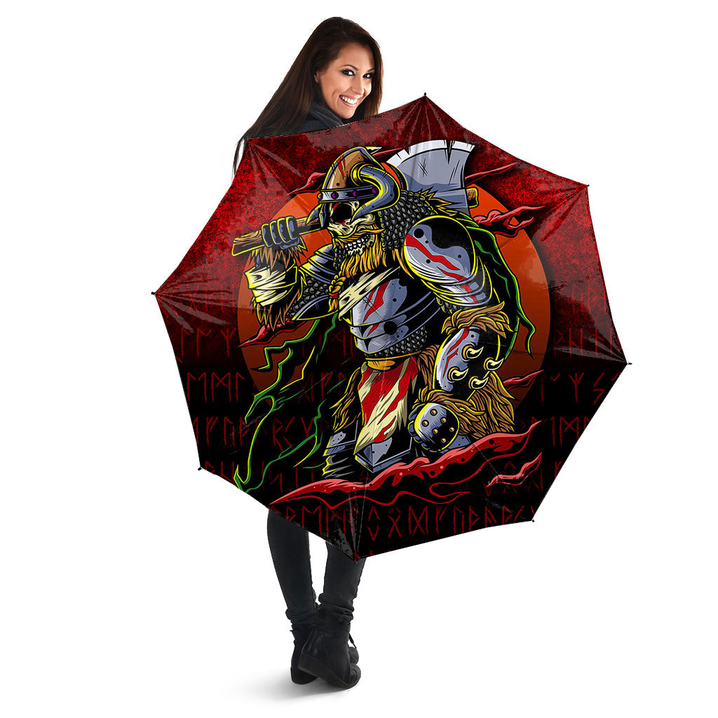 Viking Umbrellas Samurai Viking Warrior Ronin Berserk Armor Axe – To ...
