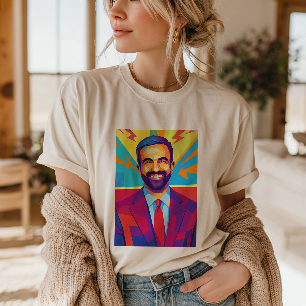 Zohran mamdani wpap, Zohran, TeePublic, Zohran Mamdani Graphic Tee – To ...