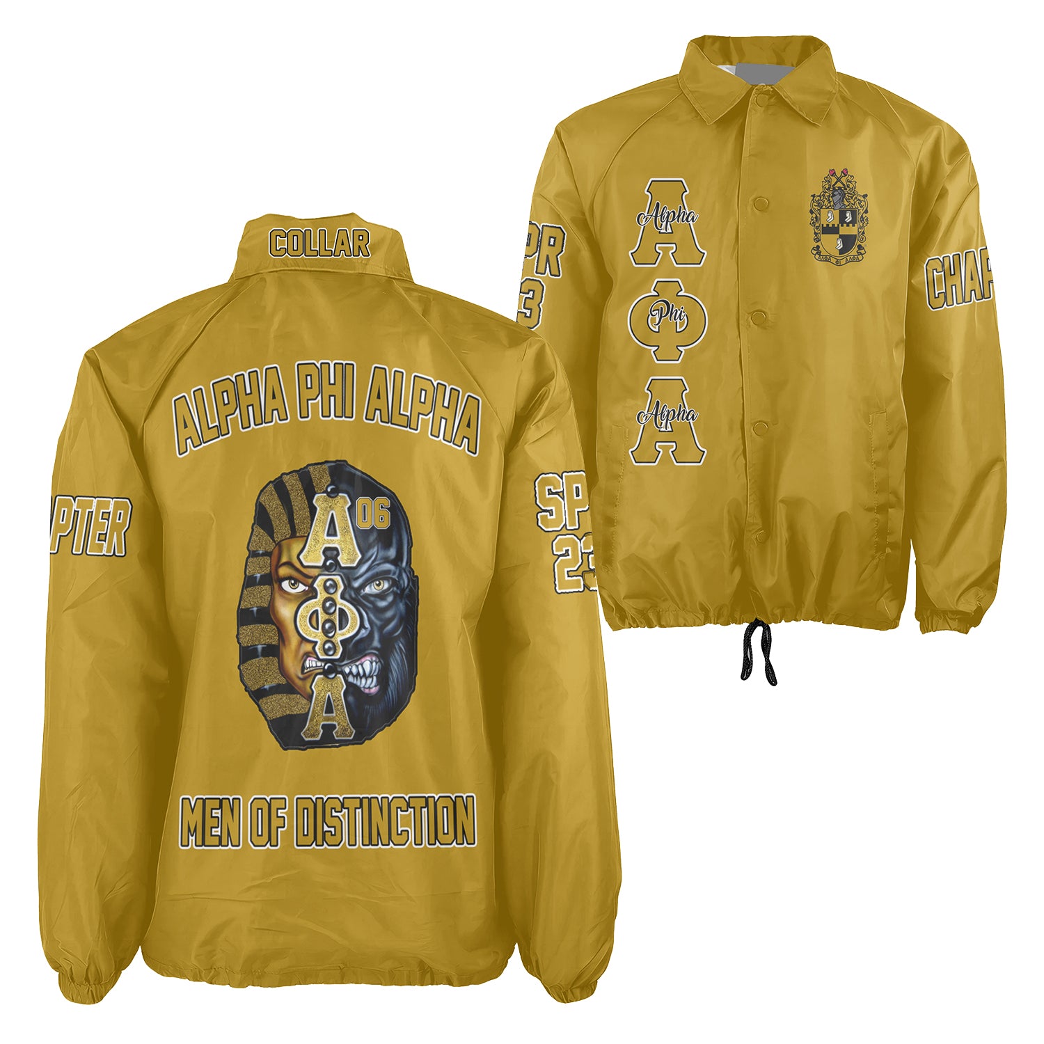 Custom Alpha Phi Alpha Crossing Jacket Print Original Style