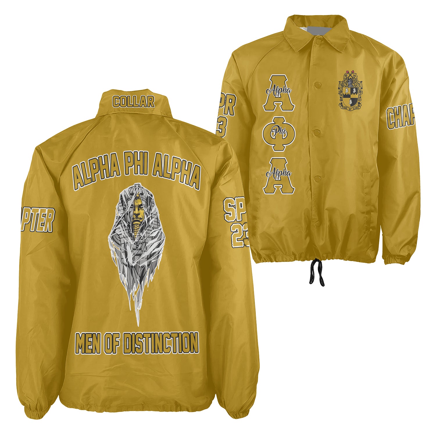 Custom Alpha Phi Alpha Crossing Jacket Print Original Style
