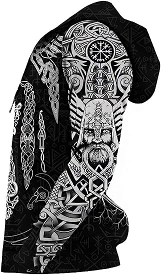 Viking Hoodie Nordic Mythology Viking Tattoo