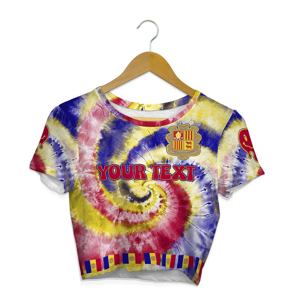 Andorra Croptop T Shirt Custom Tie Dye Style 1