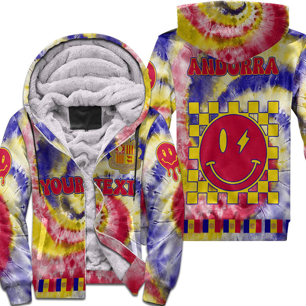 Andorra Sherpa Hoodie Custom Tie Dye Style 1