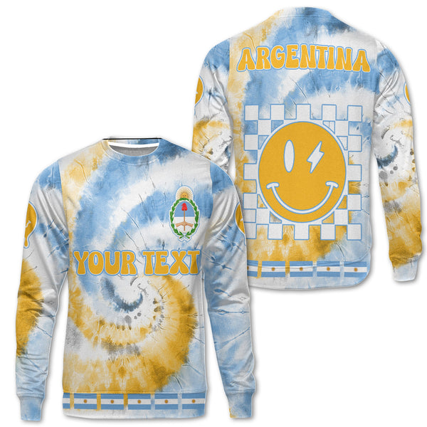 Argentina Sweatshirt Custom Tie Dye Style 1