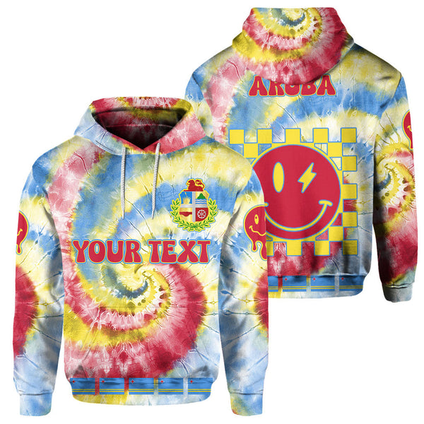 Aruba Hoodie Custom Tie Dye Style 1