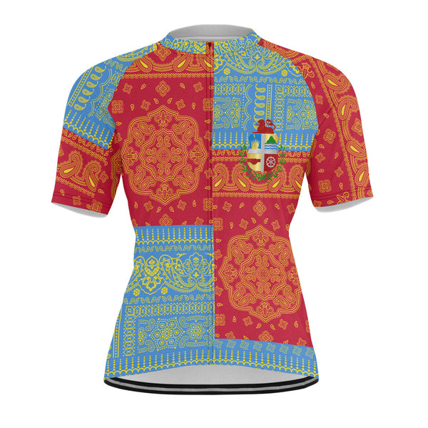 Aruba Men Cycling Jersey Flag And Paisley Basic Style 1