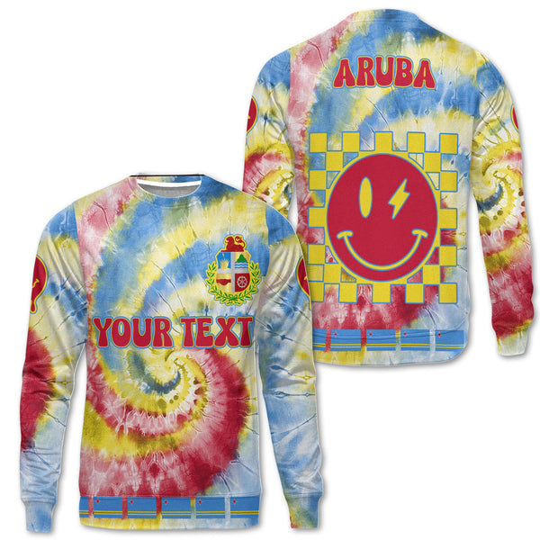 Aruba Sweatshirt Custom Tie Dye Style 1