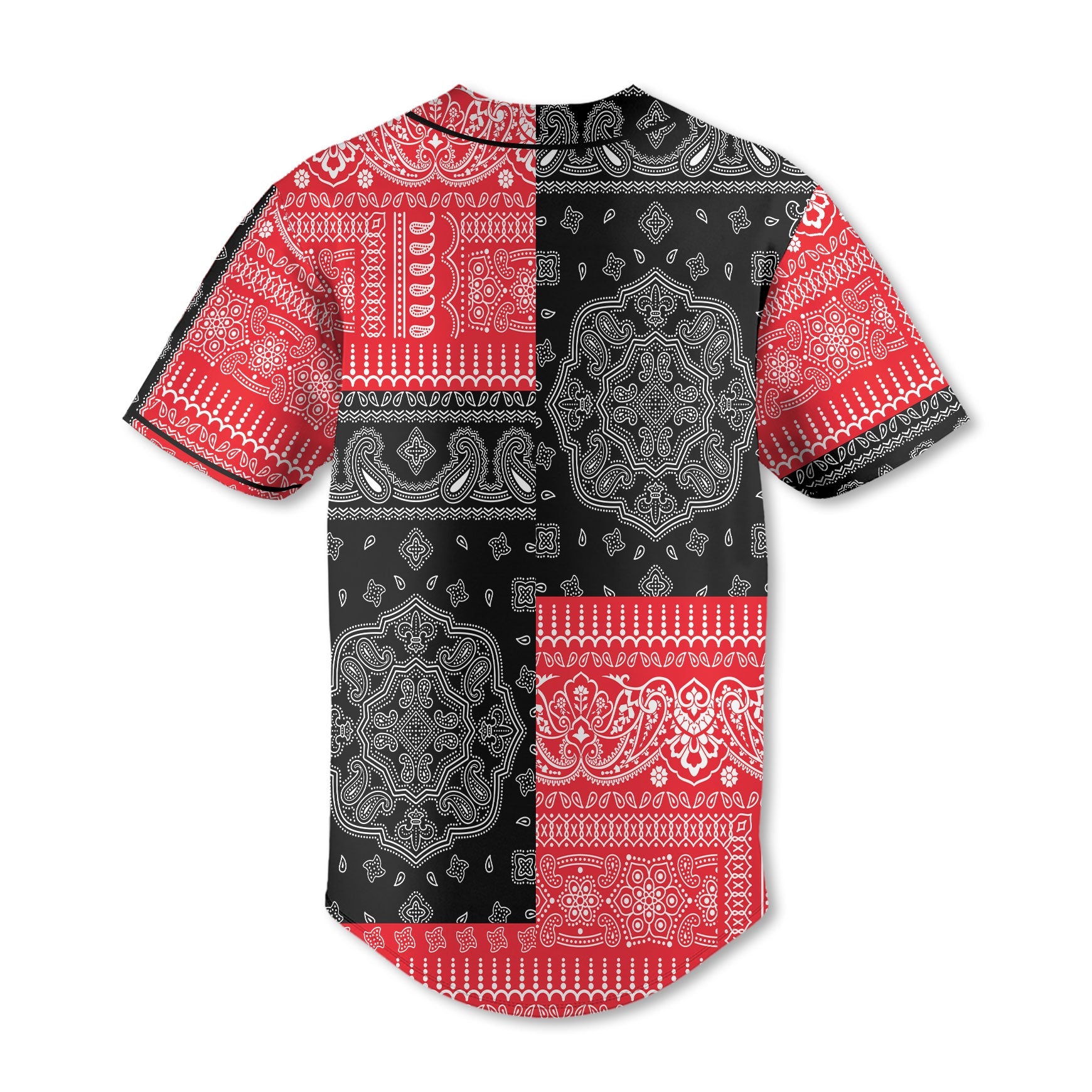 Austria Baseball Jersey Flag And Paisley Basic Style 3