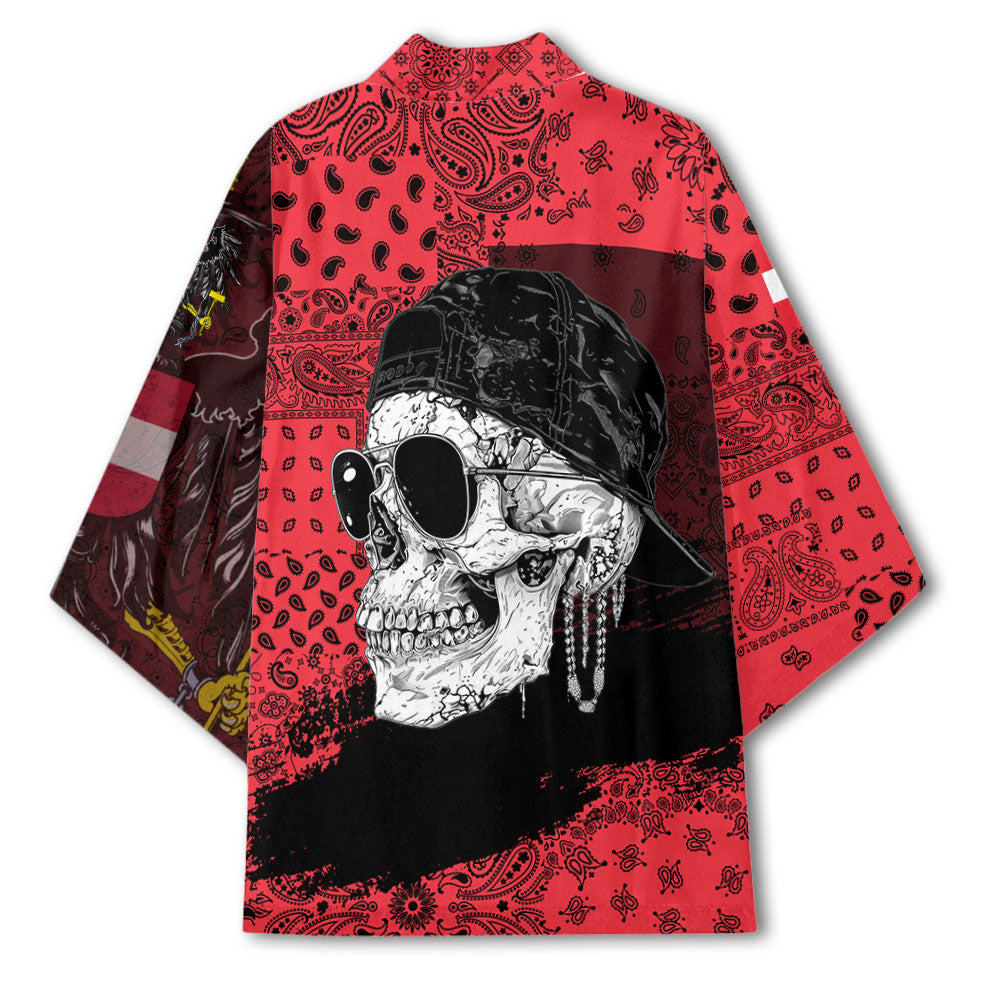 Austria Kimono Paisley Flag And Skull Style 3