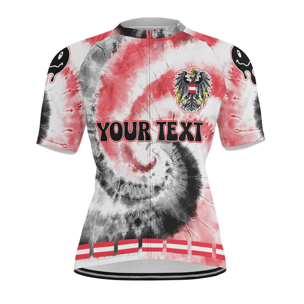 Austria Men Cycling Jersey Custom Tie Dye Style 1