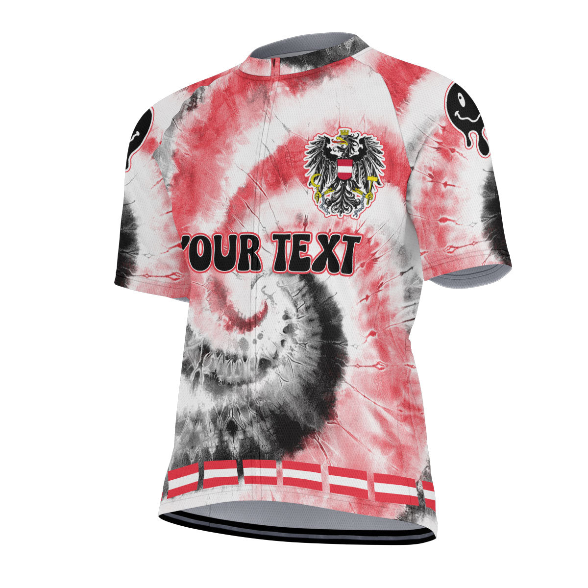 Austria Men Cycling Jersey Custom Tie Dye Style 2