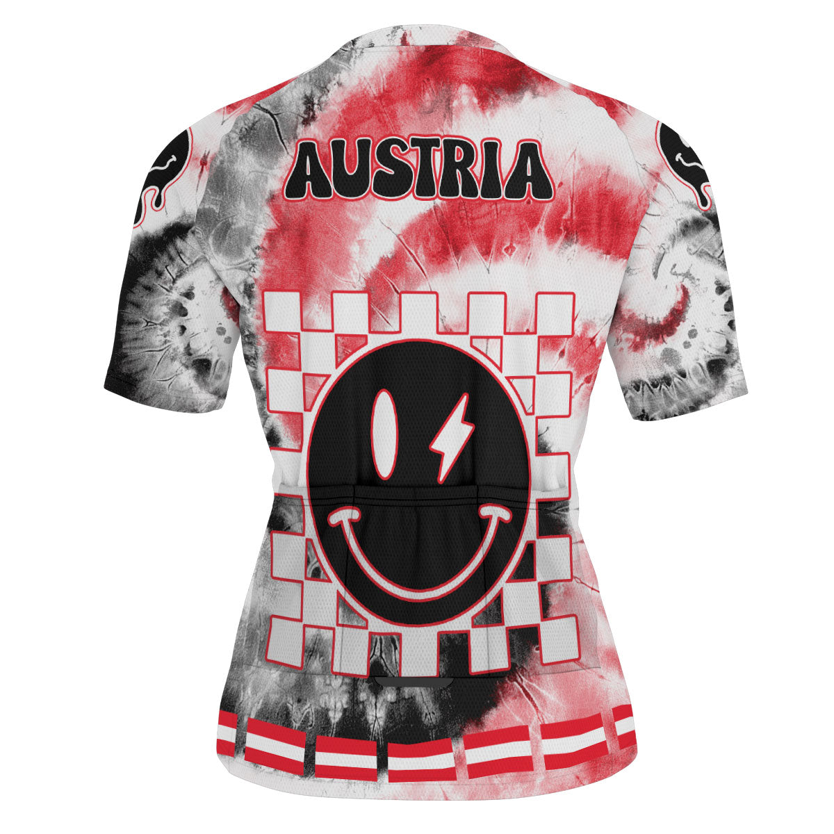 Austria Men Cycling Jersey Custom Tie Dye Style 3