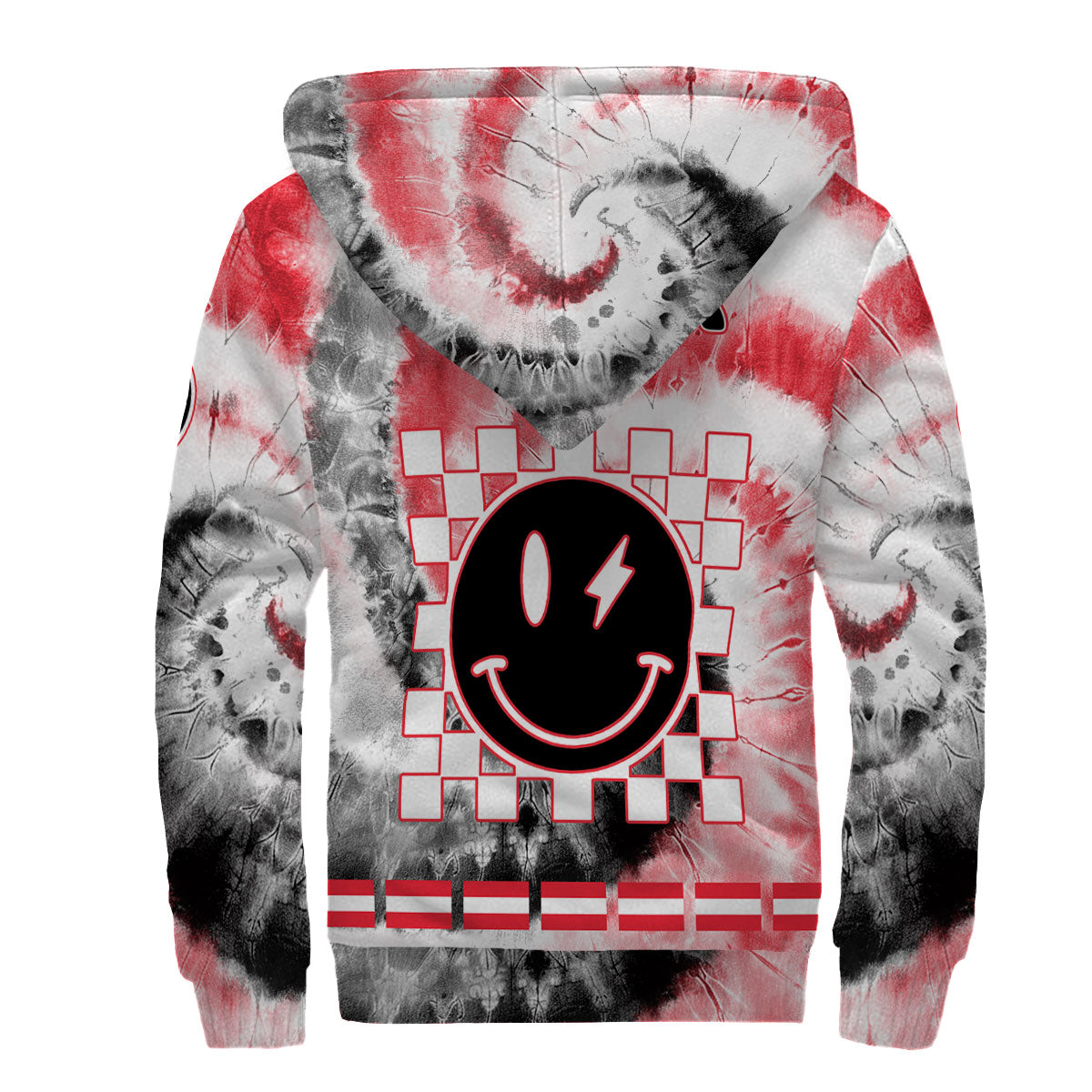 Austria Sherpa Hoodie Custom Tie Dye Style 2