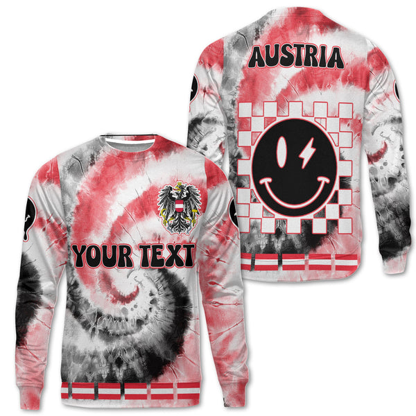 Austria Sweatshirt Custom Tie Dye Style 1