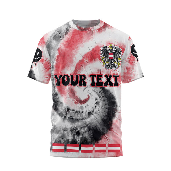 Austria T Shirt Custom Tie Dye Style 1