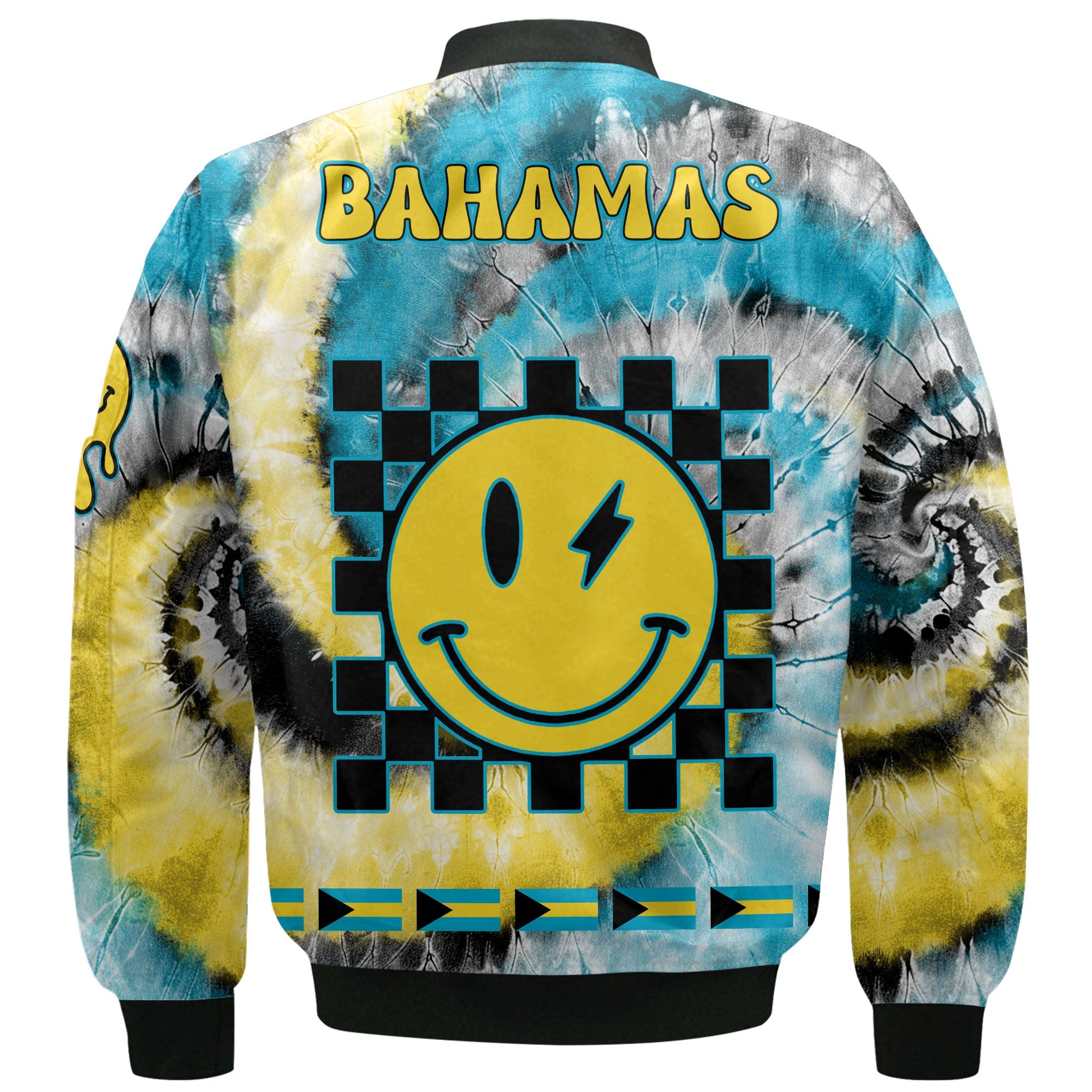 Bahamas Bomber Jacket Custom Tie Dye Style 3