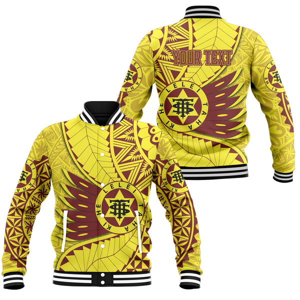 Custom Tonga High School Baseball Jacket Tonga Golden Style