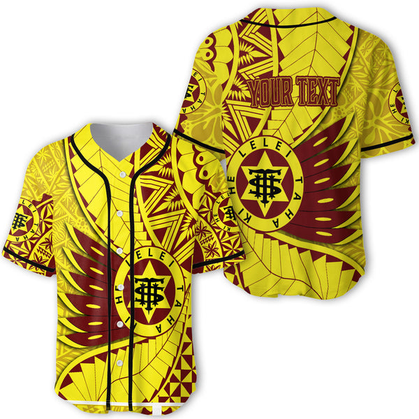 Custom Tonga High School Baseball Jersey Tonga Golden Style