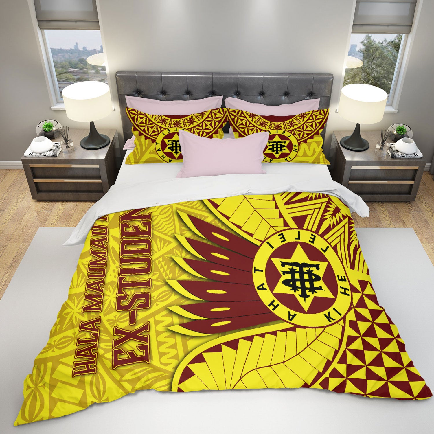 Tonga High School Bedding Set Tonga Golden Style