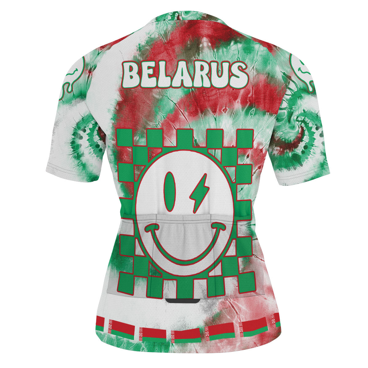 Belarus Men Cycling Jersey Custom Tie Dye Style 3