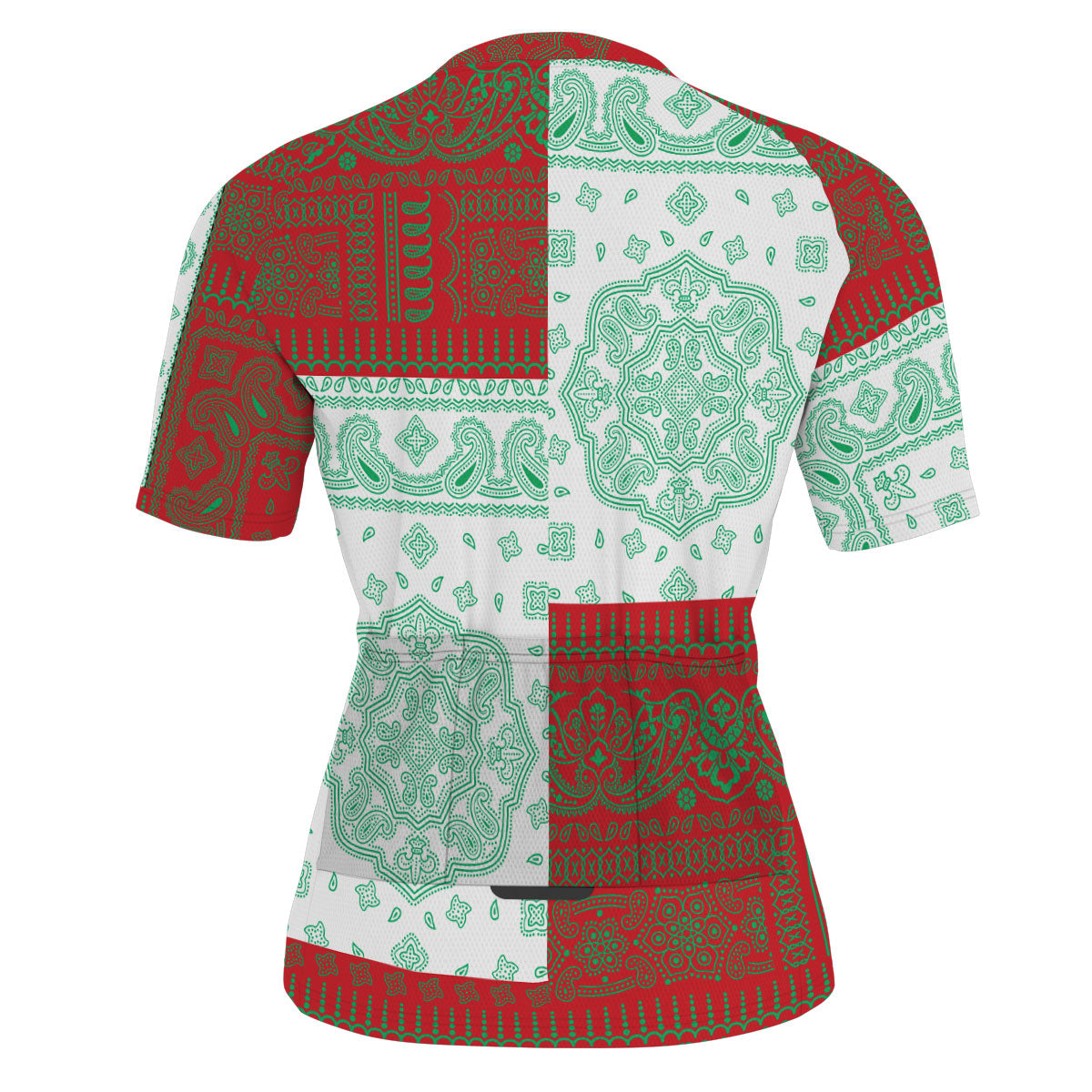 Belarus Men Cycling Jersey Flag And Paisley Basic Style 3