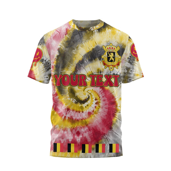 Belgium T Shirt Custom Tie Dye Style 1