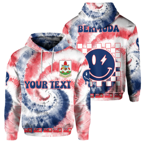 Bermuda Hoodie Custom Tie Dye Style 1