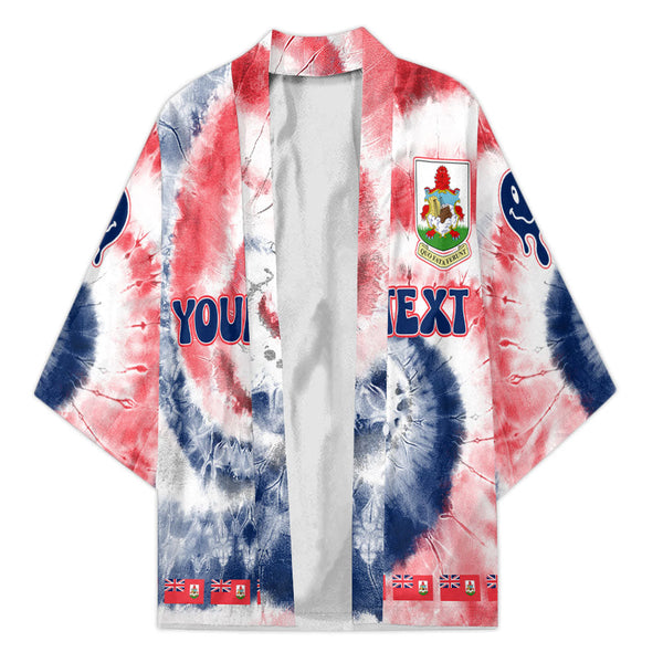 Bermuda Kimono Custom Tie Dye Style 1