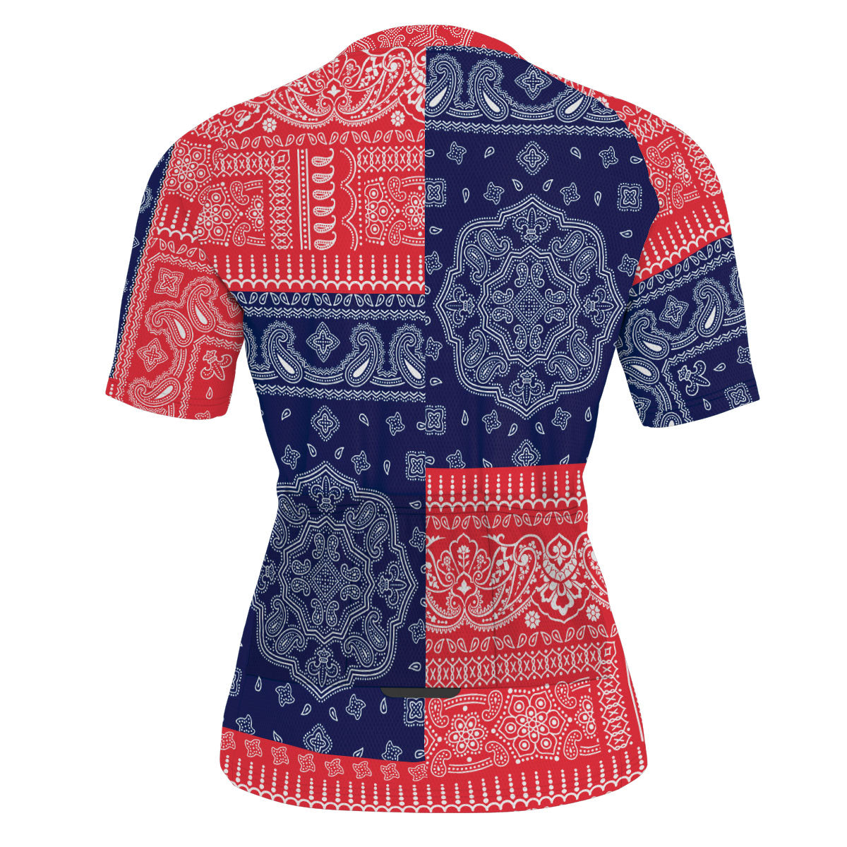 Bermuda Men Cycling Jersey Flag And Paisley Basic Style 3