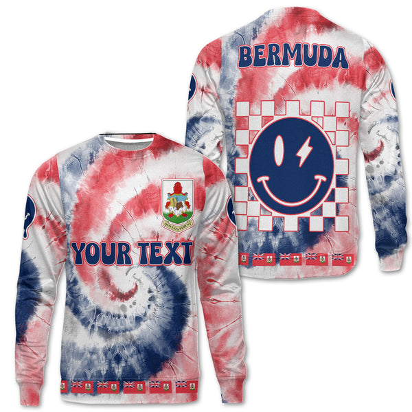 Bermuda Sweatshirt Custom Tie Dye Style 1