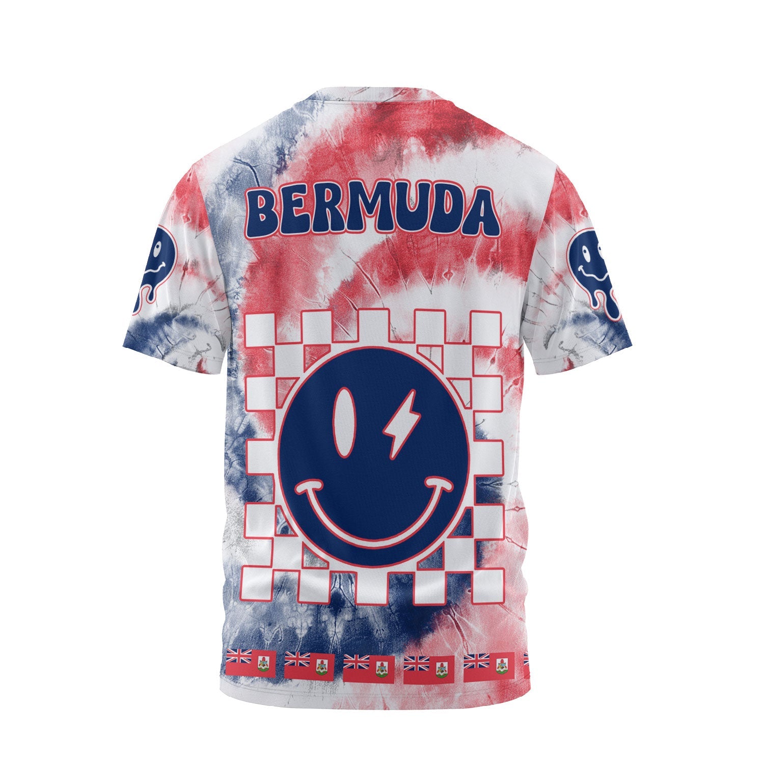 Bermuda T Shirt Custom Tie Dye Style 2