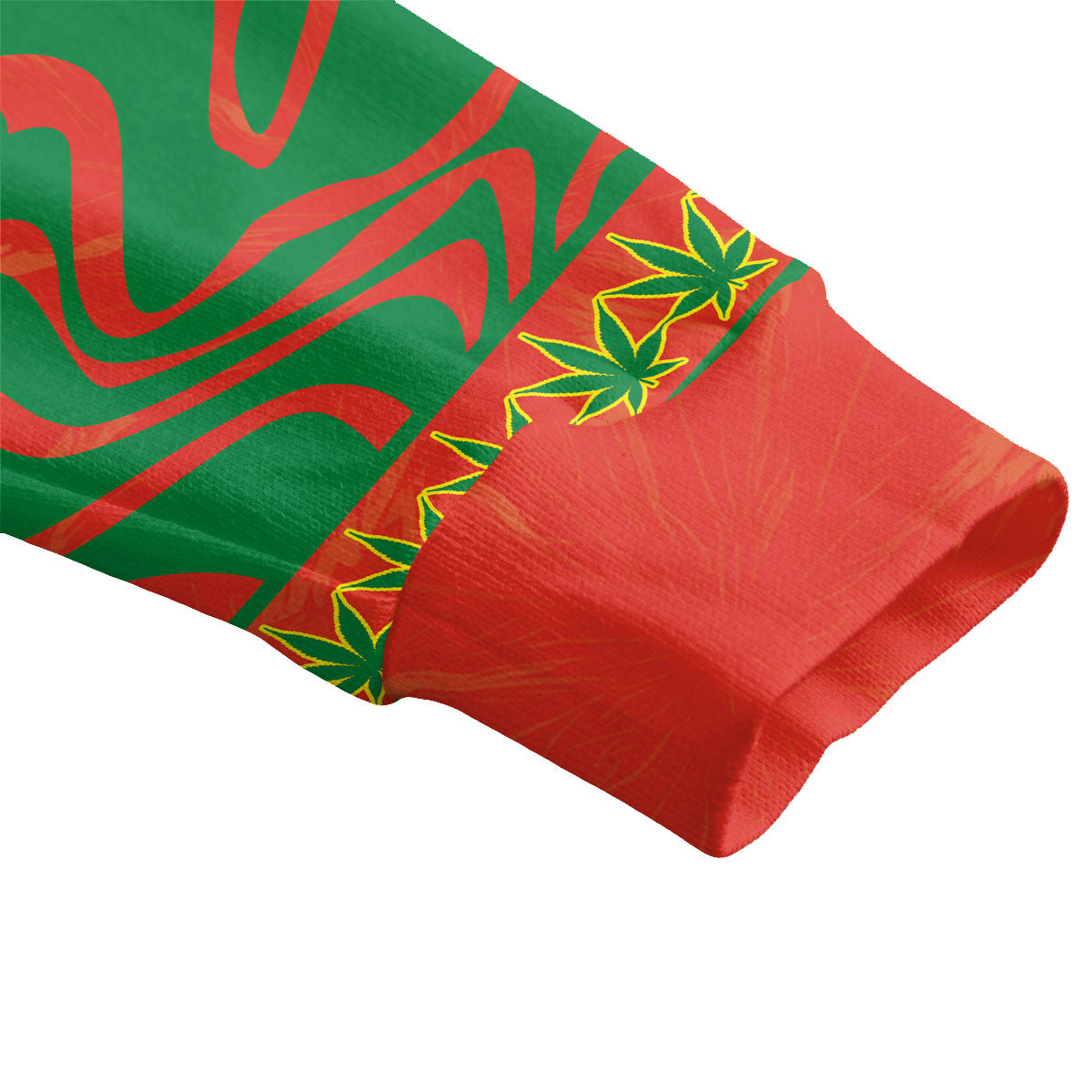 Bolivia Fleece Cardigan Flag & Coat Of Arms Marijuanas Style