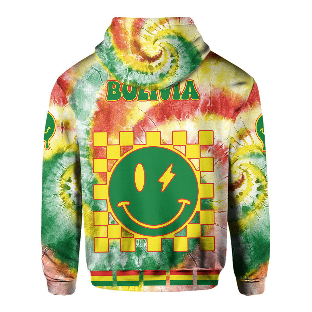 Bolivia Hoodie Custom Tie Dye Style 3