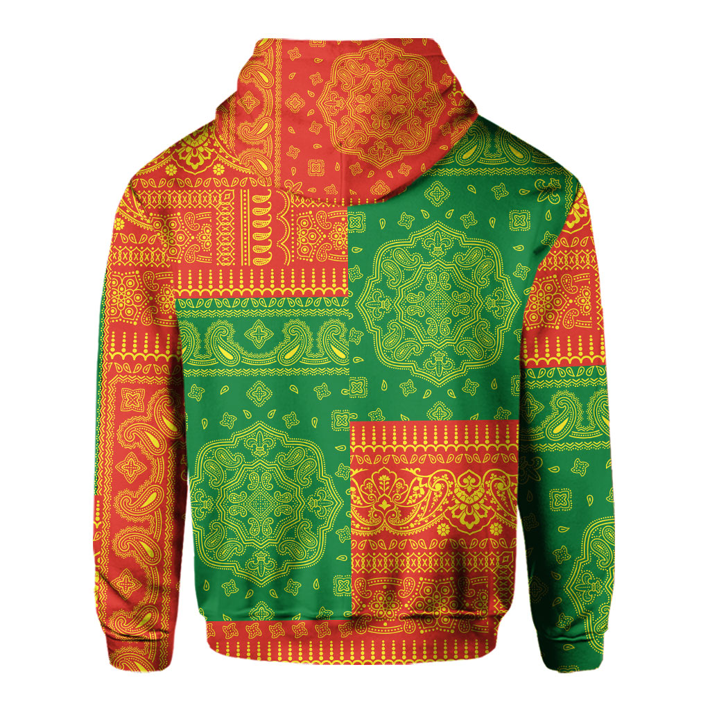 Bolivia Hoodie Flag And Paisley Basic Style 3