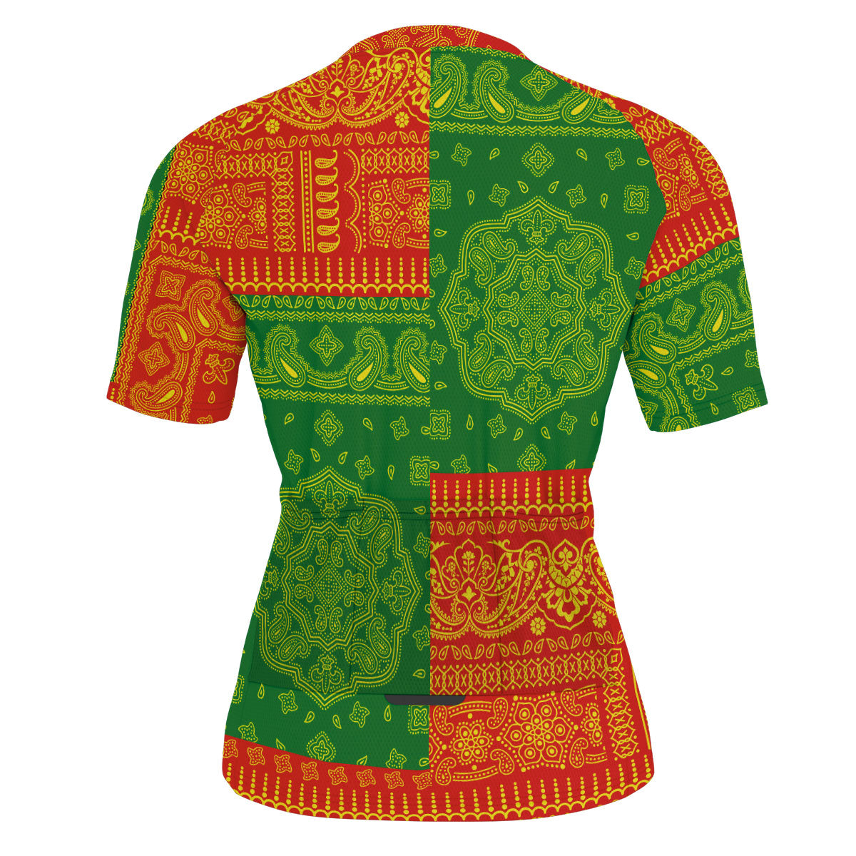 Bolivia Men Cycling Jersey Flag And Paisley Basic Style 4