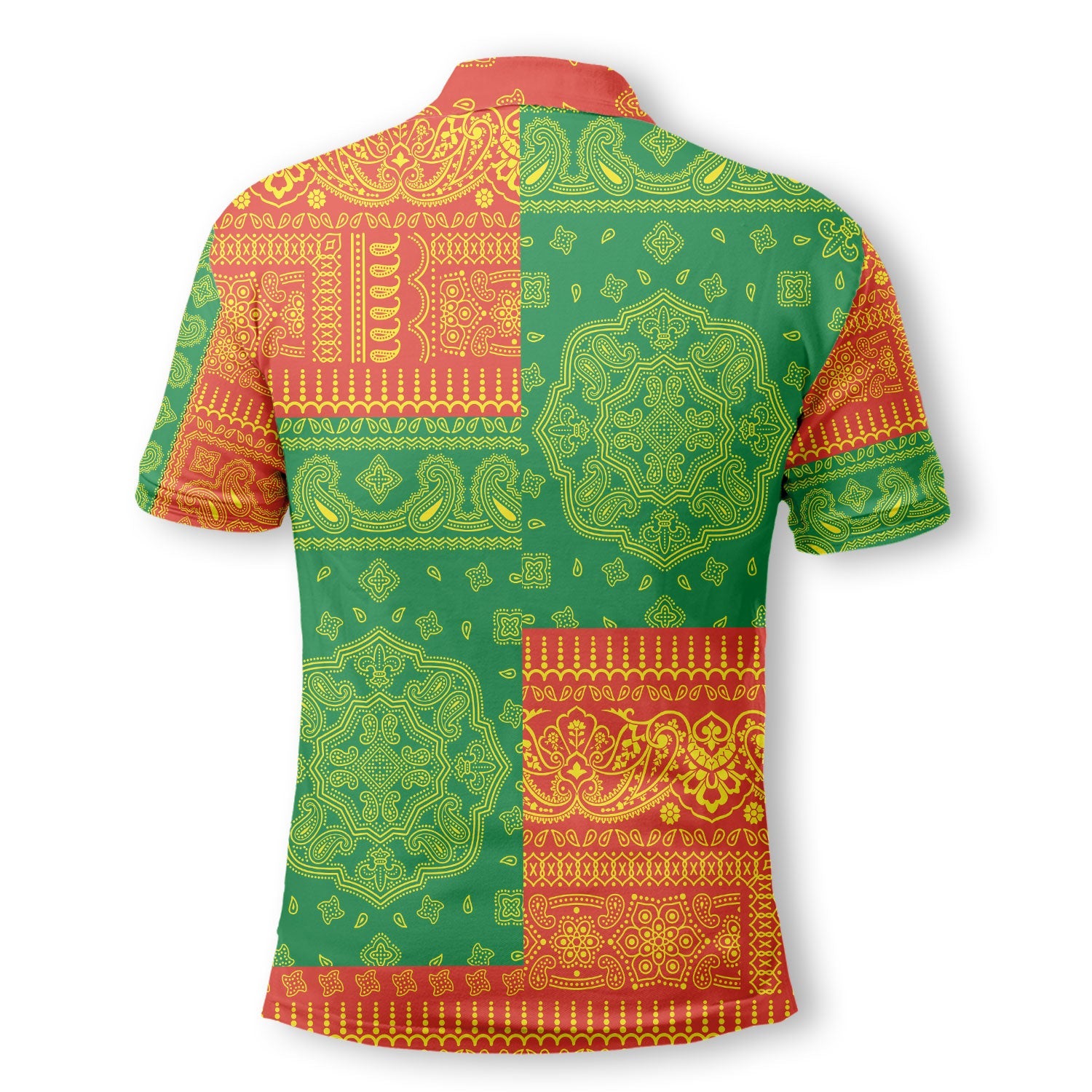 Bolivia Polo Shirt Flag And Paisley Basic Style 3