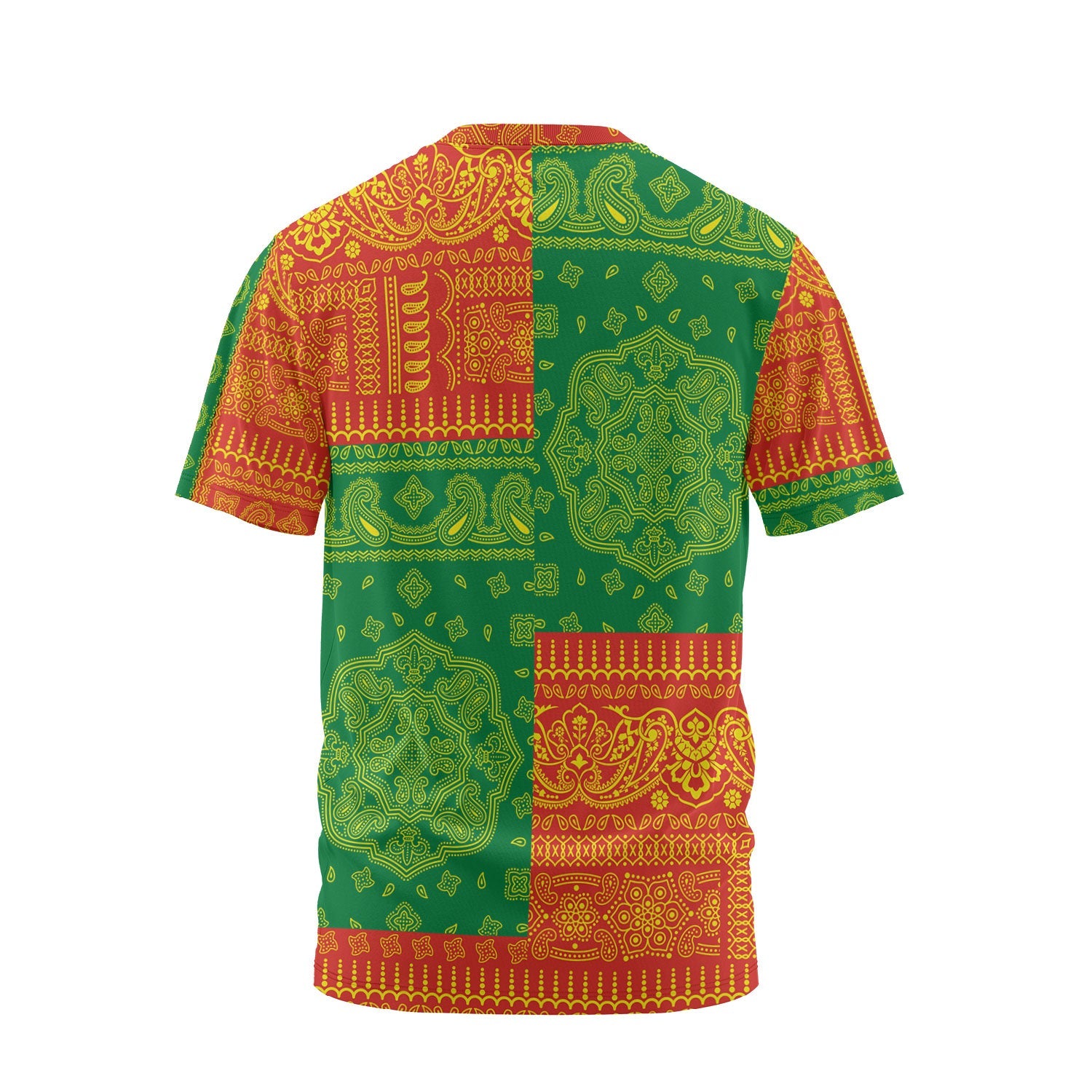 Bolivia T Shirt Flag And Paisley Basic Style 3