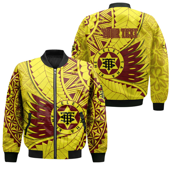 Custom Tonga High School Bomber Jackets Tonga Golden Style