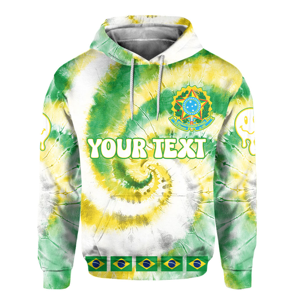 Brazil Hoodie Custom Tie Dye Style 2