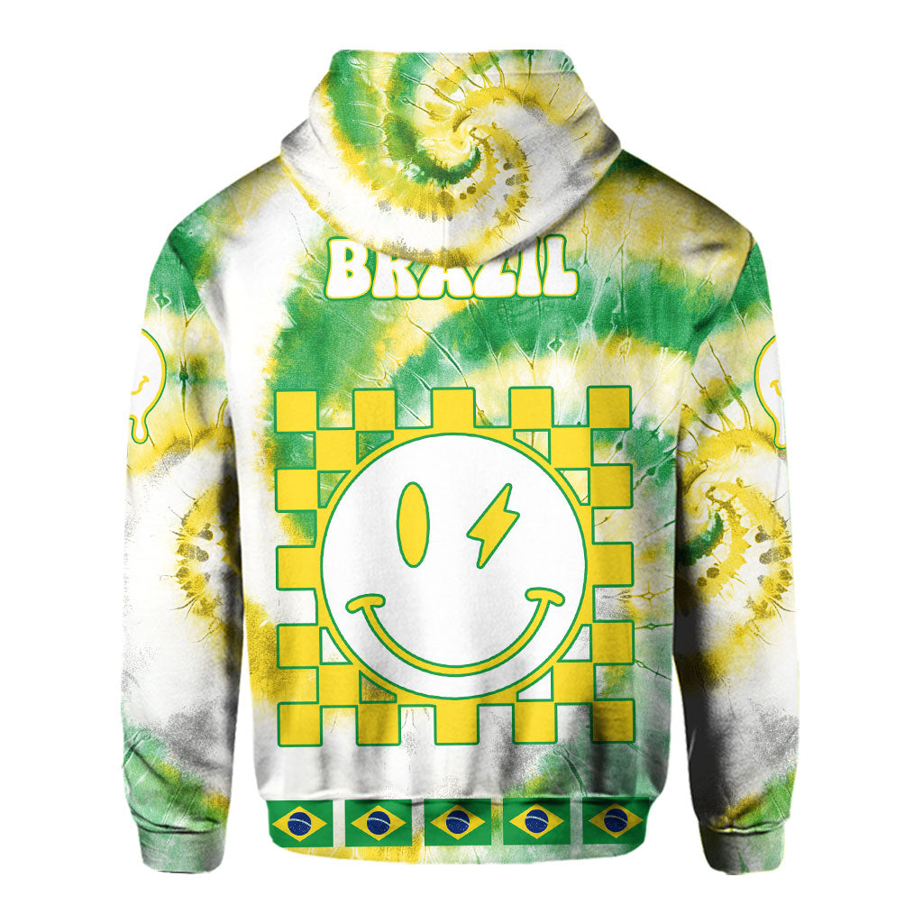 Brazil Hoodie Custom Tie Dye Style 3