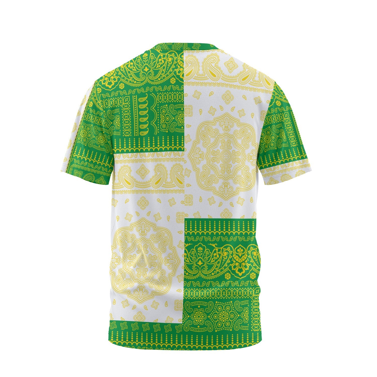 Brazil T Shirt Flag And Paisley Basic Style 3