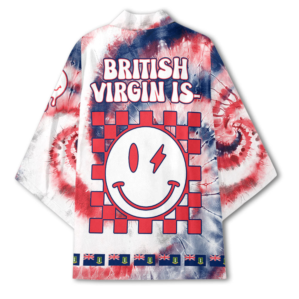 British Virgin Islands Kimono Custom Tie Dye Style 3