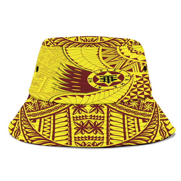 Tonga High School Bucket Hat Tonga Golden Style