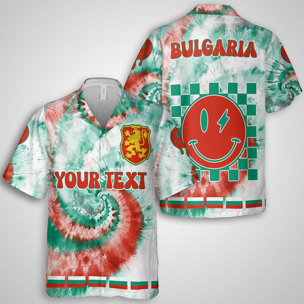 Bulgaria Hawaiian Shirt Custom Tie Dye Style 1